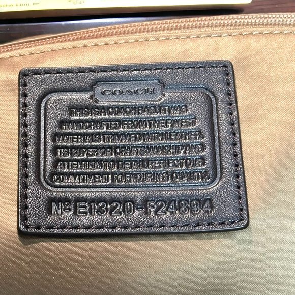 Coach Dark Brown Leopard Print Canvas and Leather Park Chain Ocelot Tote - Picture 12 of 12